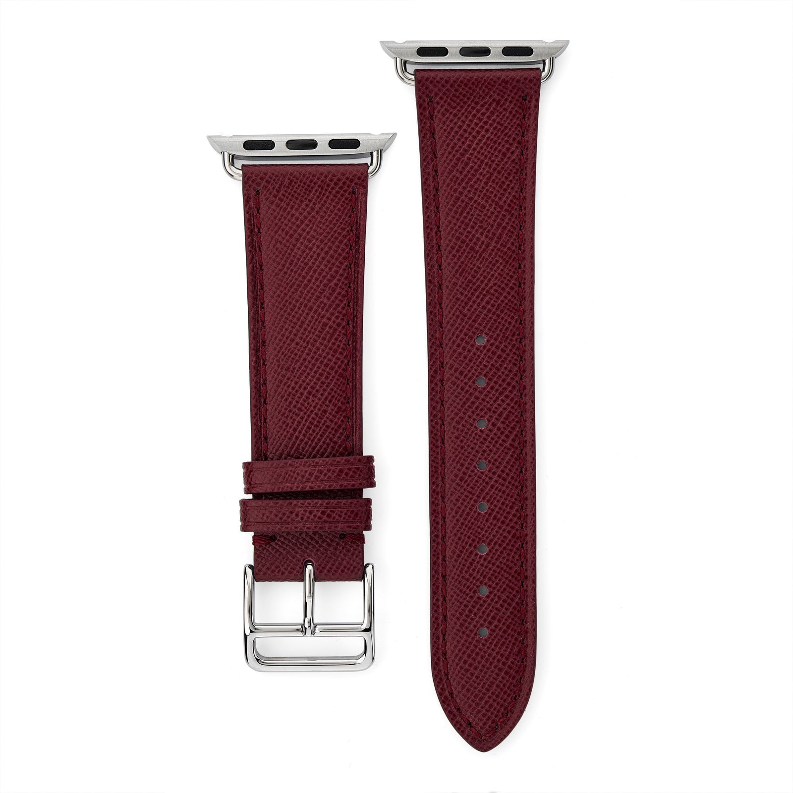 Saffiano Leather Apple Watch Strap - &Diamonds