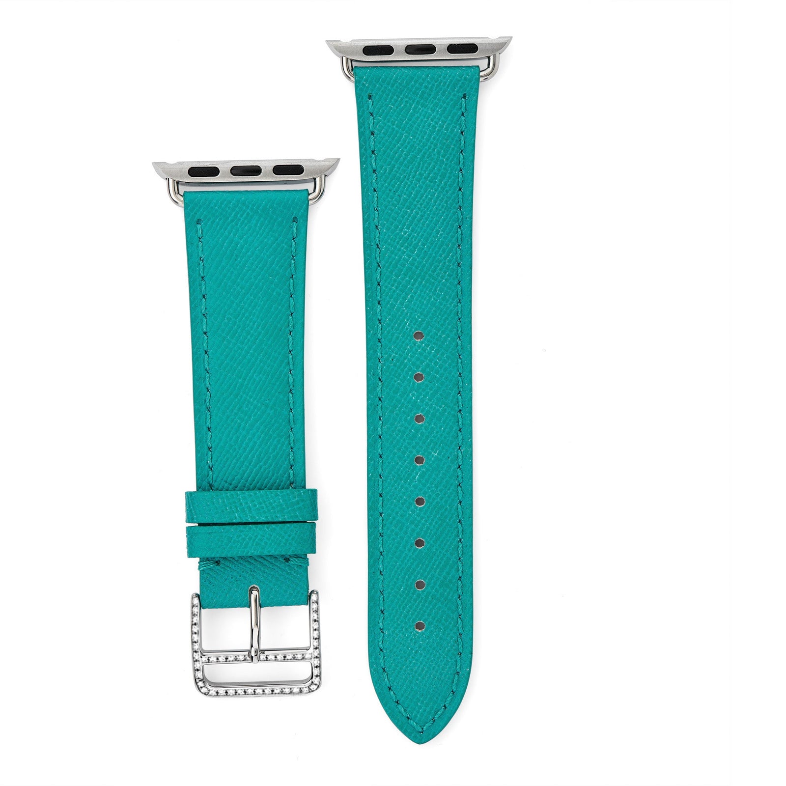 Saffiano Leather Apple Watch Strap - &Diamonds