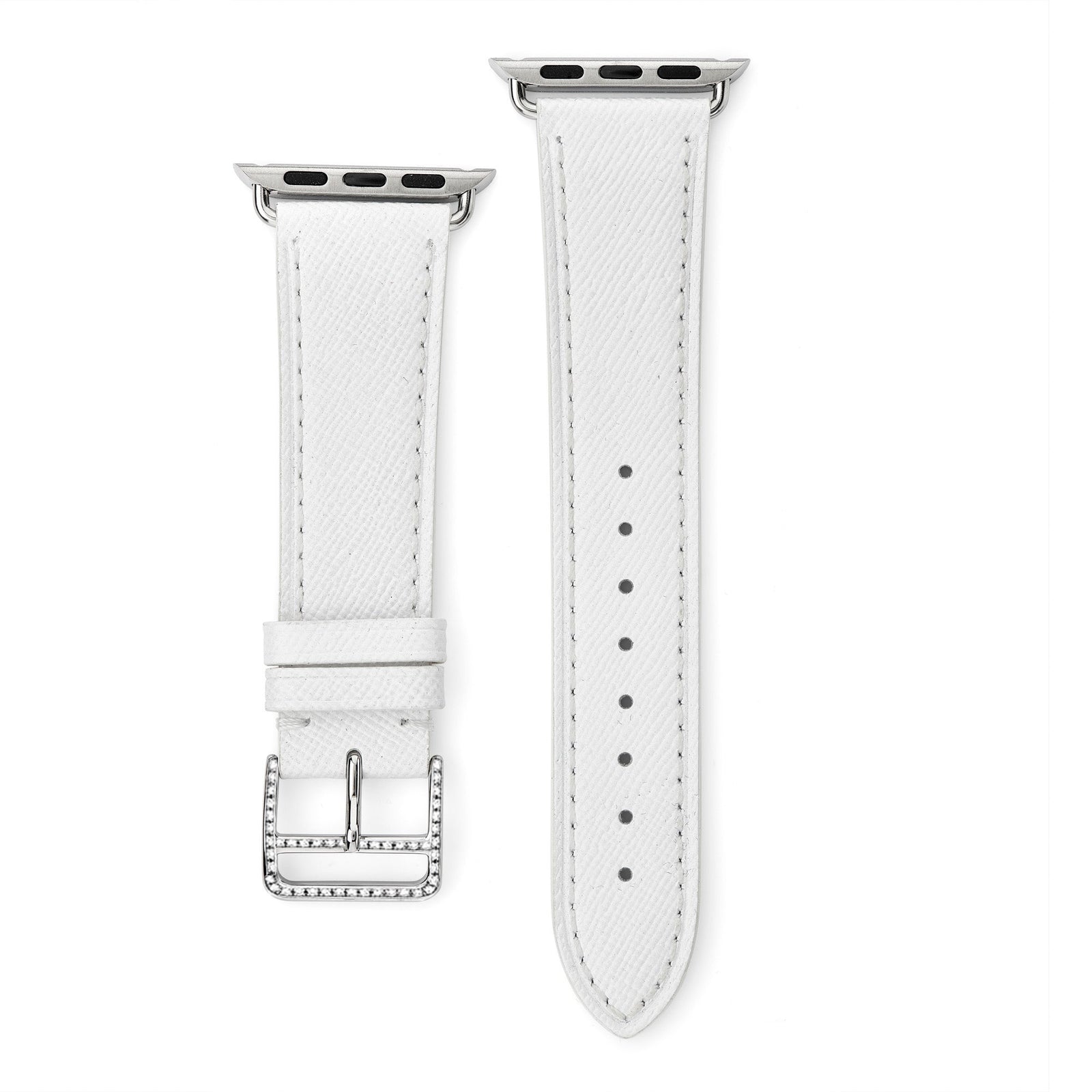 Saffiano Leather Apple Watch Strap - &Diamonds
