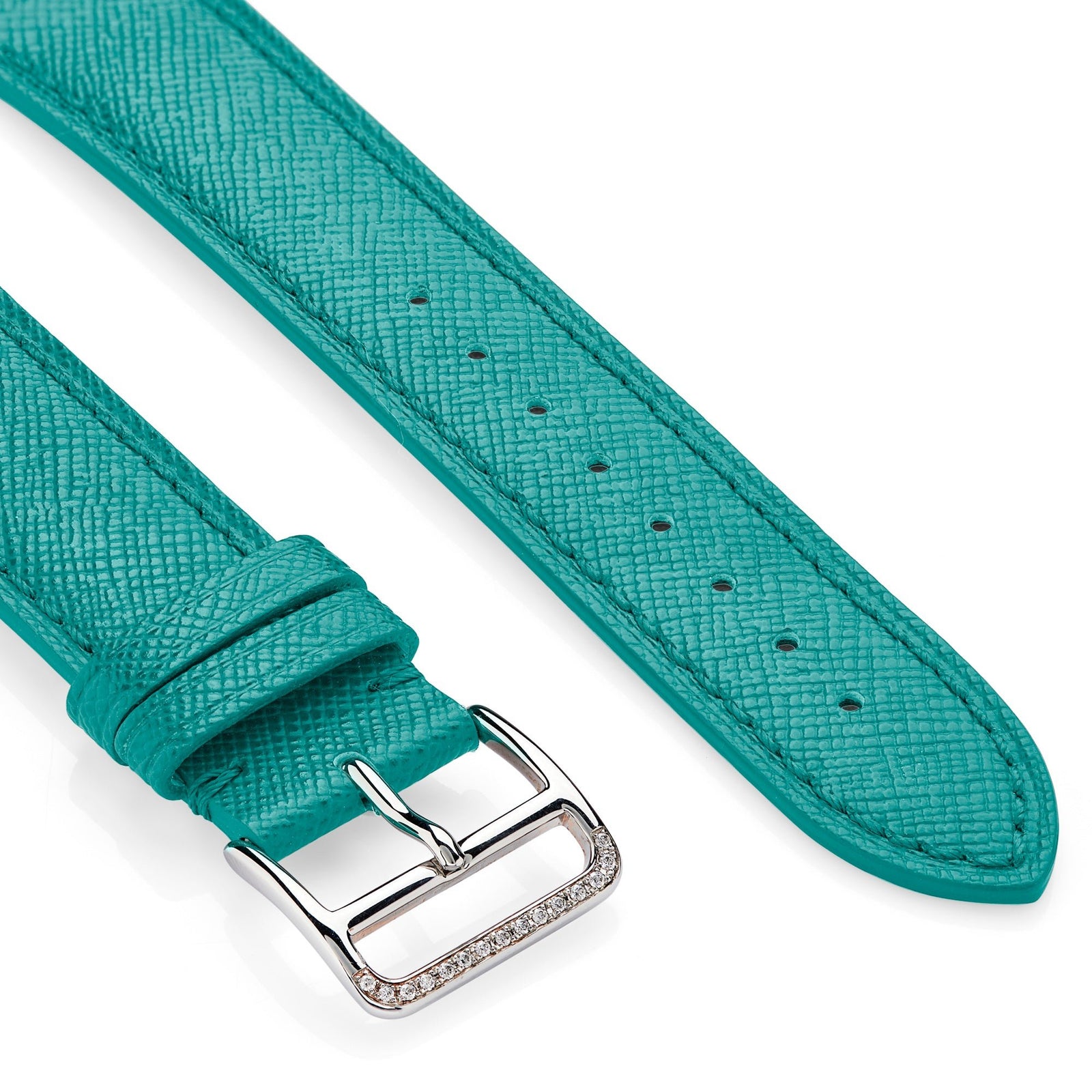 Saffiano Leather Apple Watch Strap - &Diamonds