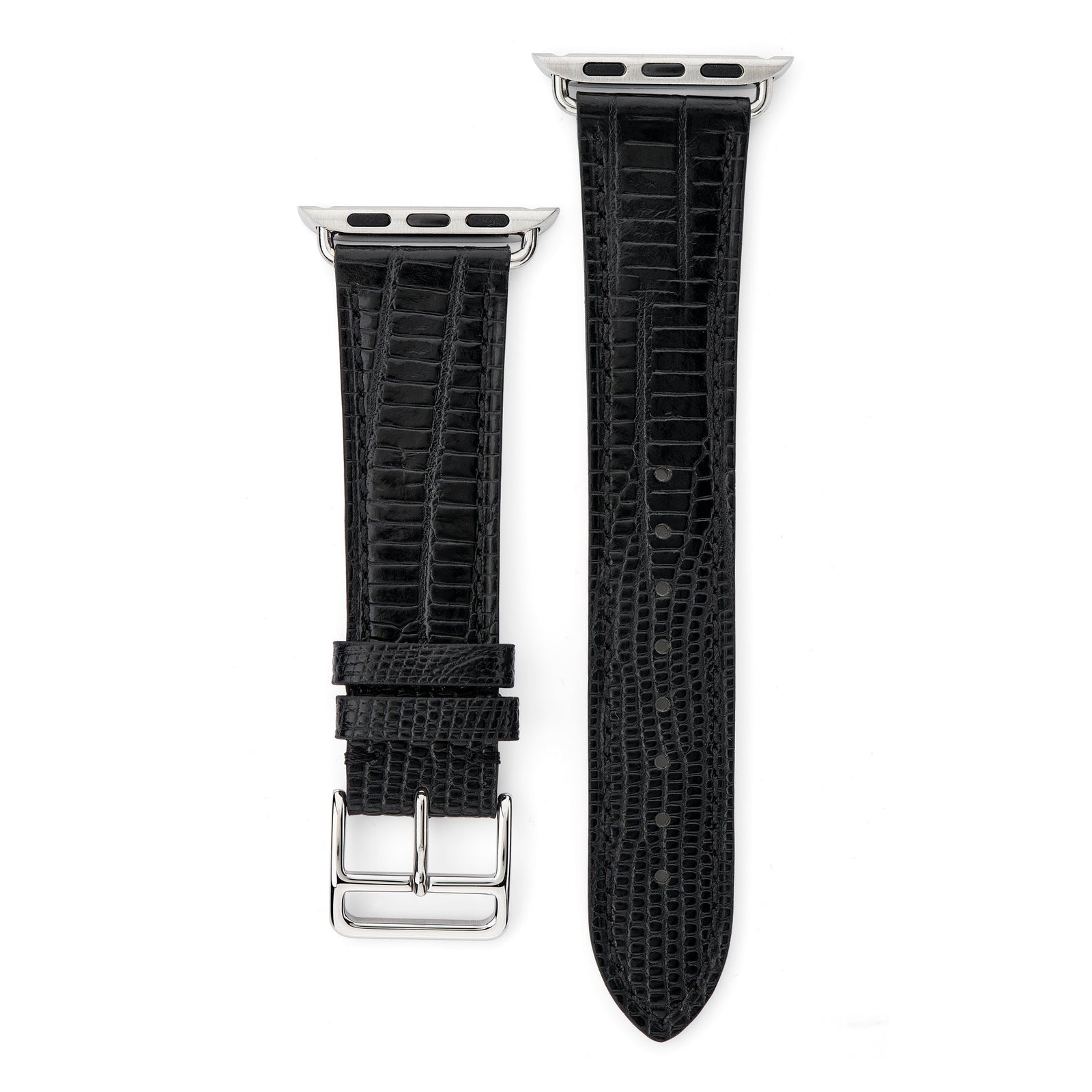 Croc Effect Leather Apple Watch® Strap - &Diamonds