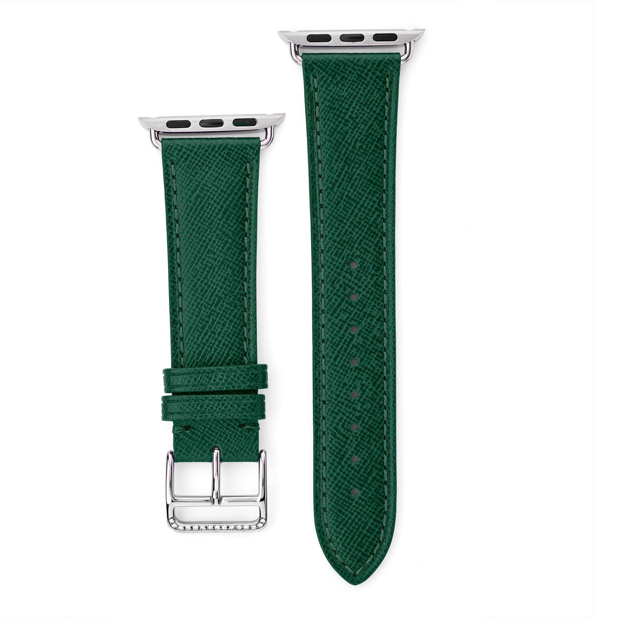 Saffiano Leather Apple Watch Strap - &Diamonds