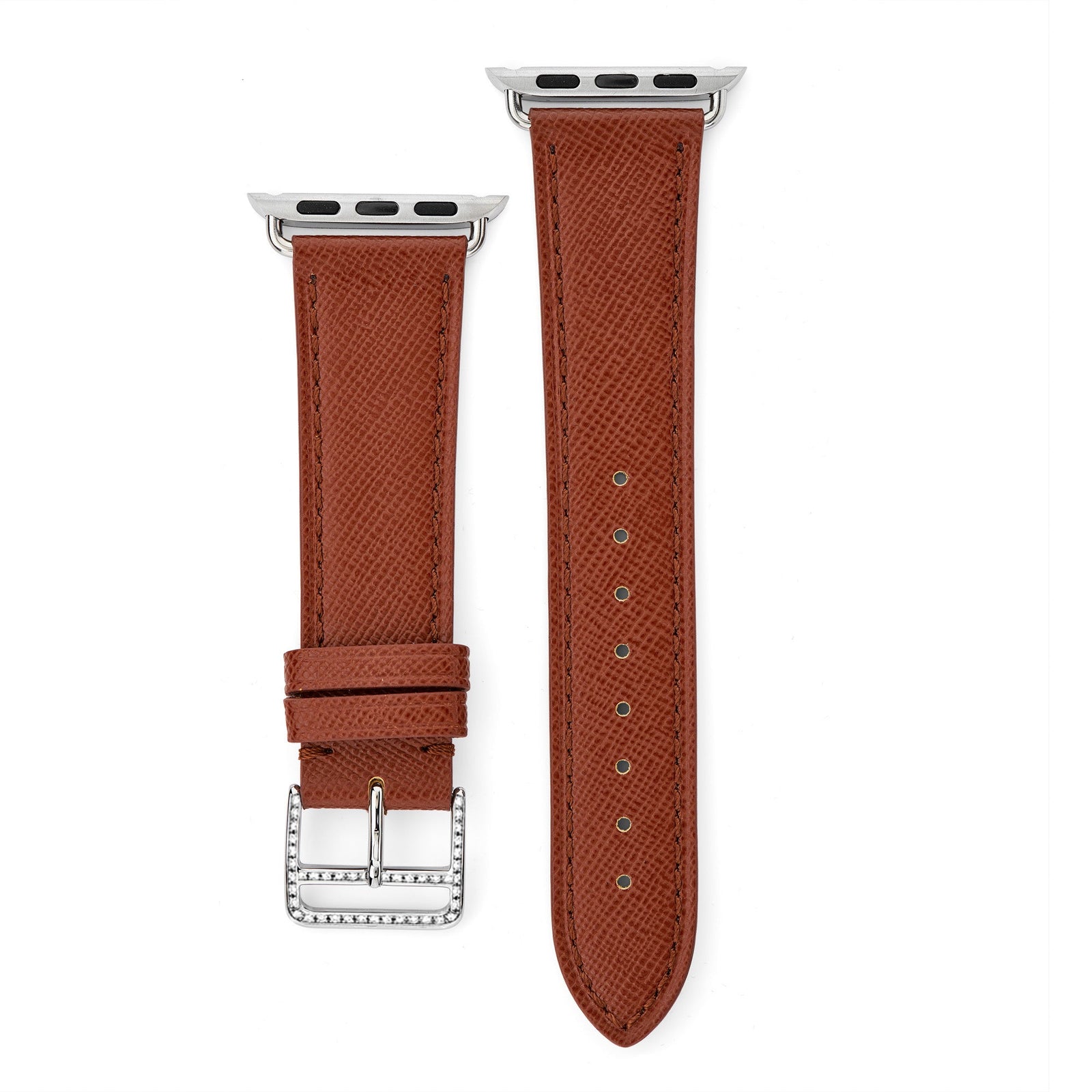 Saffiano Leather Apple Watch Strap - &Diamonds