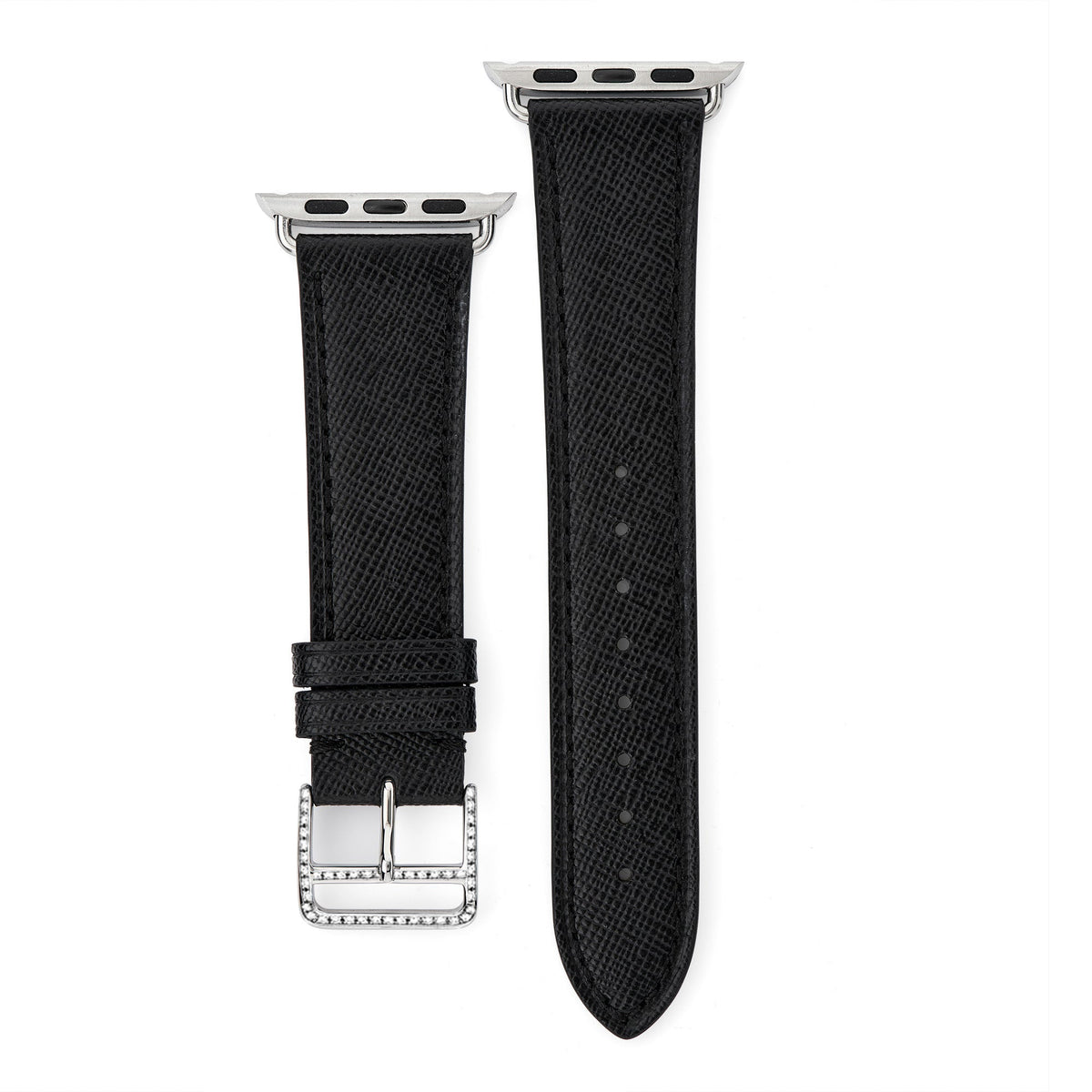 Saffiano Leather Apple Watch Strap - &Diamonds