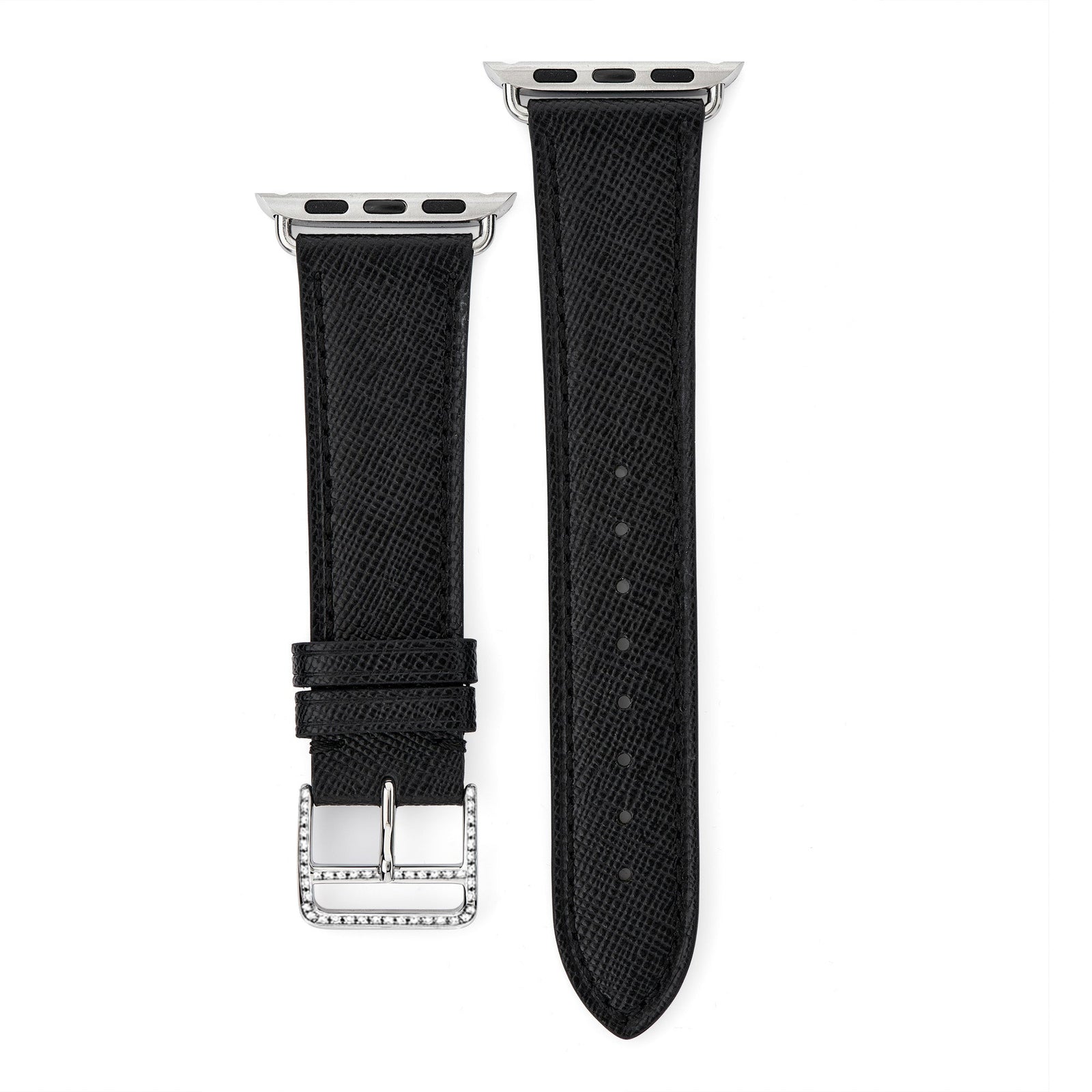 Saffiano Leather Apple Watch Strap - &Diamonds