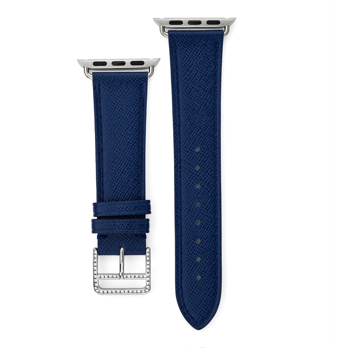 Saffiano Leather Apple Watch Strap - &Diamonds
