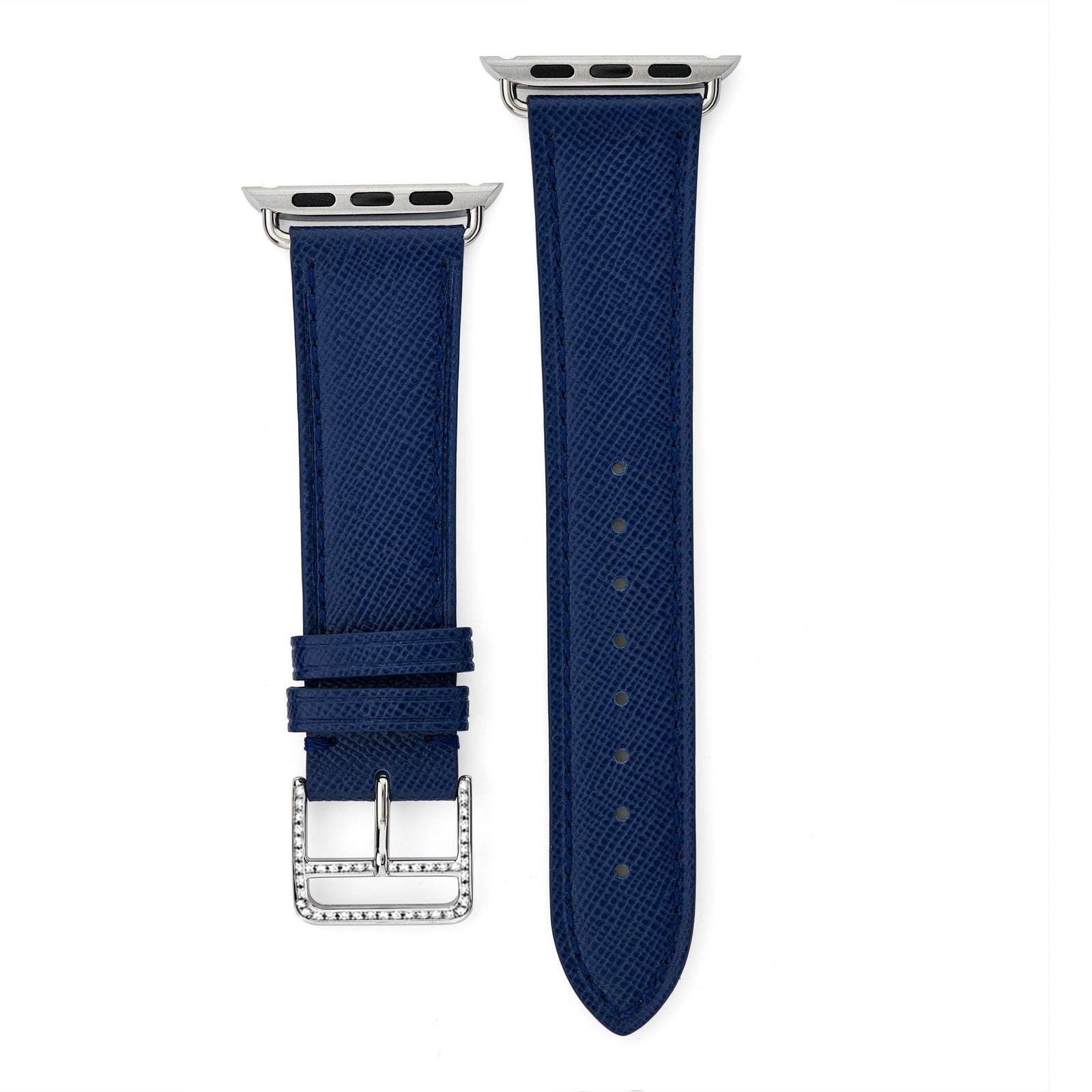 Saffiano Leather Apple Watch Strap - &Diamonds