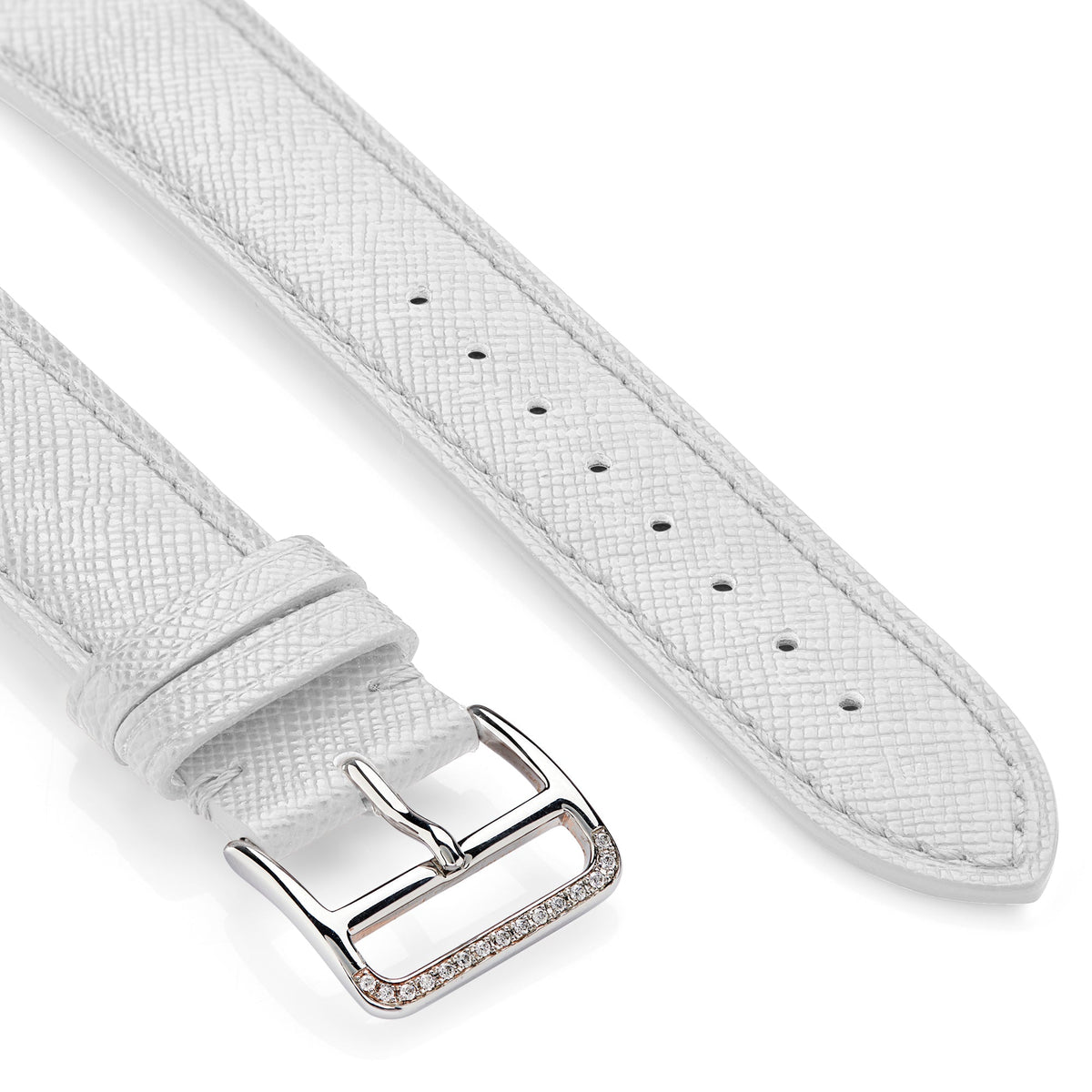 Saffiano Leather Apple Watch® Strap - &Diamonds